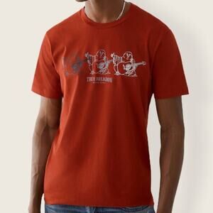 NWT | True Religion | Triple Buddha Tee | Red | Large